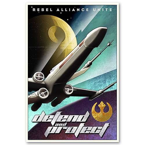 Star Wars Defend and Protect Limited Edition Paper Giclée